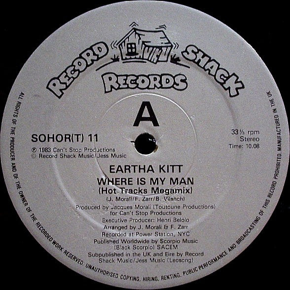 Eartha Kitt - Where Is My Man (Hot Tracks Megamix) - 1983