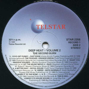 Various - Deep Heat 2 - The Second Burn - 1989