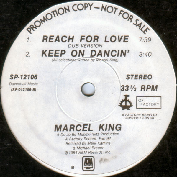 Marcel King - Reach For Love