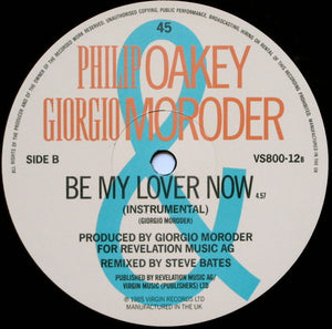 Philip Oakey & Giorgio Moroder - Be My Lover Now - 1985