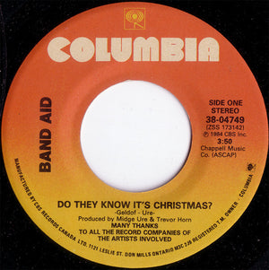 Band Aid - Do They Know It's Christmas? Vinyl Record