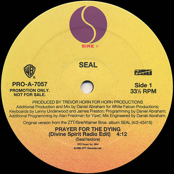 Seal - Prayer For The Dying (New Mixes)