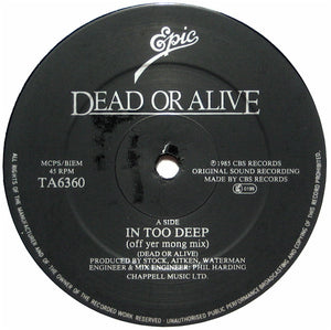Dead Or Alive - In Too Deep (Off Yer Mong Mix) - 1985