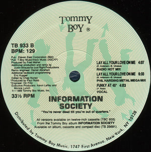 Information Society - Lay All Your Love On Me