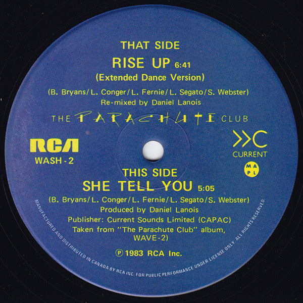 Parachute Club, The - Rise Up - 1983