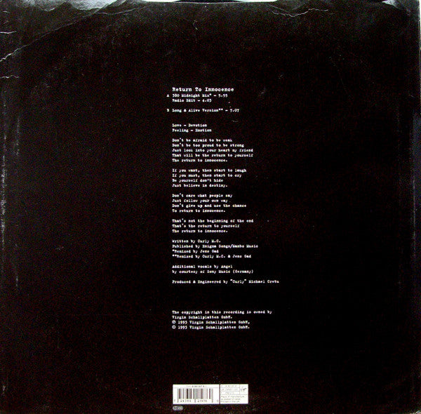 Enigma - Return To Innocence - 1994