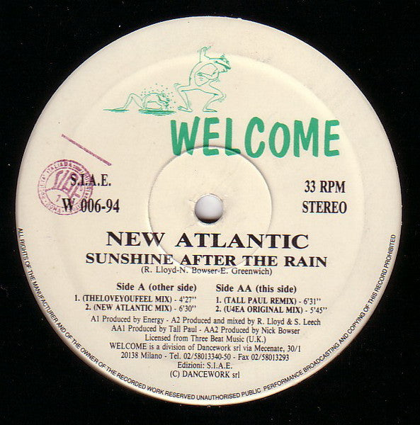 New Atlantic - Sunshine After The Rain