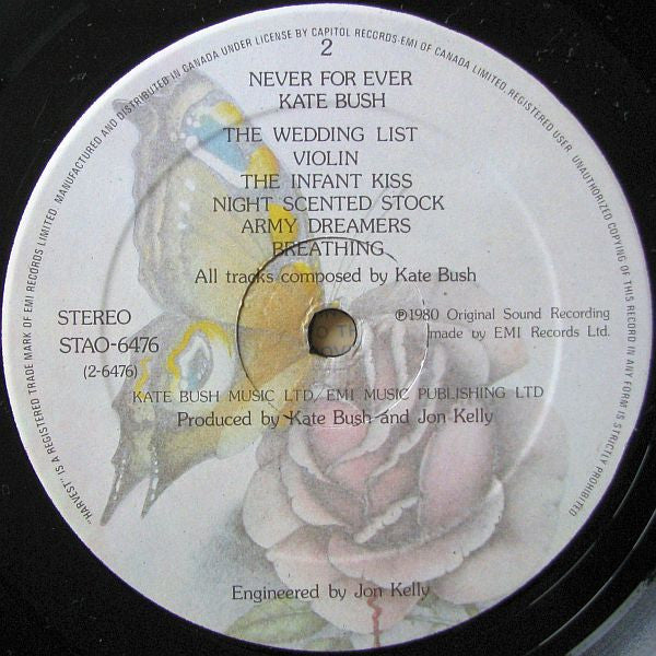Kate Bush - Never For Ever - 1980