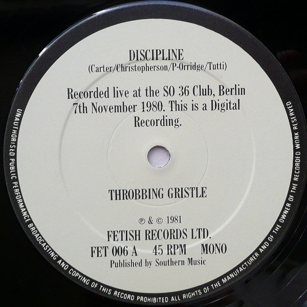 Throbbing Gristle - Discipline - 1981
