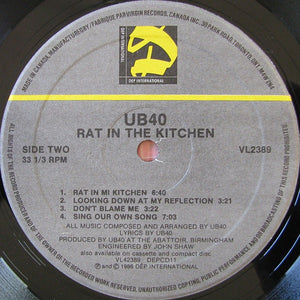 UB40 - Rat In The Kitchen - 1986