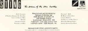 Sting - The Dream Of The Blue Turtles - 1985