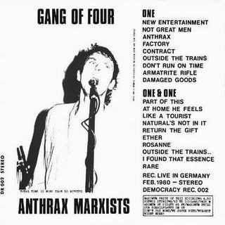 Gang Of Four - Anthrax Marxists
