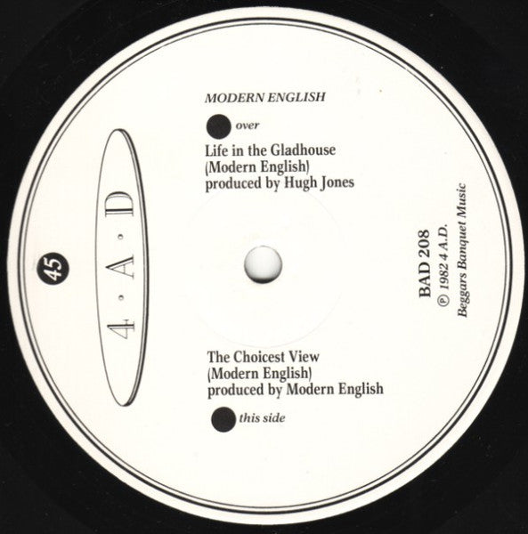 Modern English - Life In The Gladhouse Vinyl Record