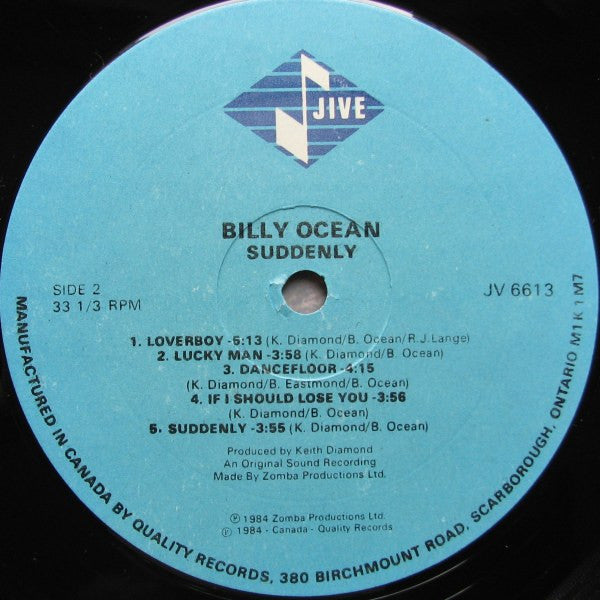 Billy Ocean - Suddenly - 1984