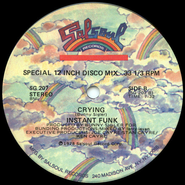 Instant Funk - I Got My Mind Made Up / Crying - 1978