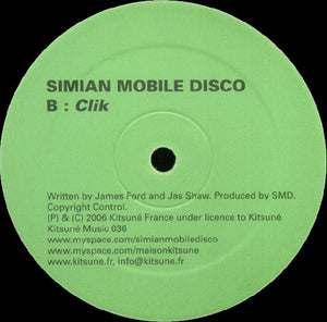 Simian Mobile Disco - Hustler / Clik