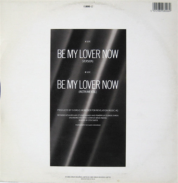 Philip Oakey & Giorgio Moroder - Be My Lover Now - 1985