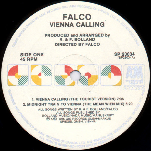 Falco - Vienna Calling (The Tourist Version)