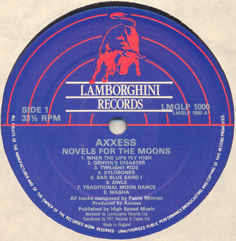 Axxess - Novels For The Moons