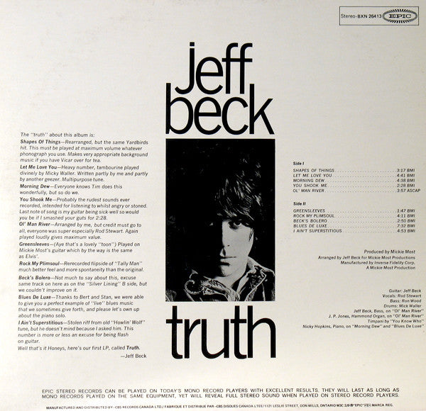 Jeff Beck - Truth -