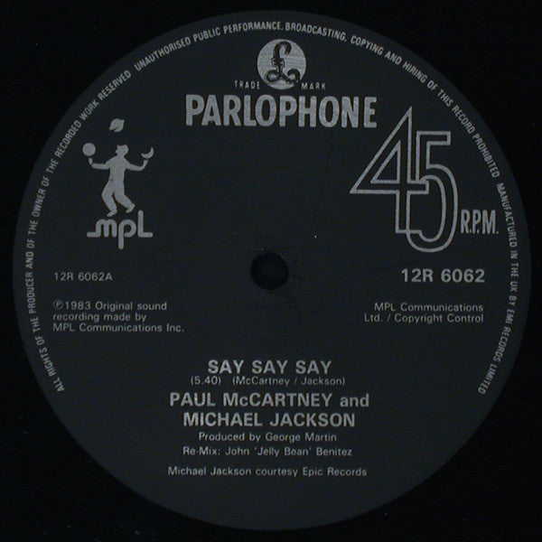 Paul McCartney And Michael Jackson - Say Say Say - 1983