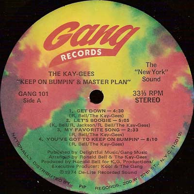 Kay-Gees, The - Keep On Bumpin' & Masterplan - 1974