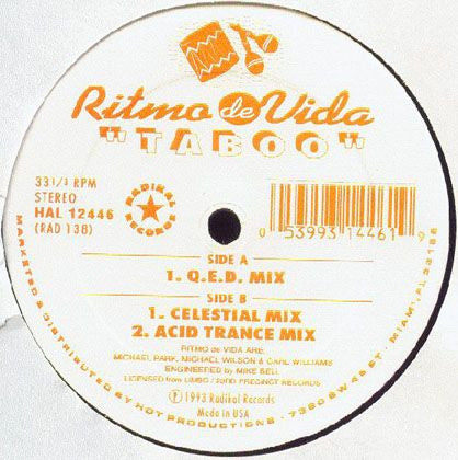 Ritmo De Vida - Taboo - 1993