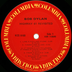 Bob Dylan - Highway 61 Revisited Vinyl Record