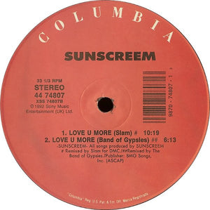 Sunscreem - Love U More - 1992