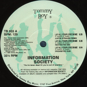 Information Society - Lay All Your Love On Me