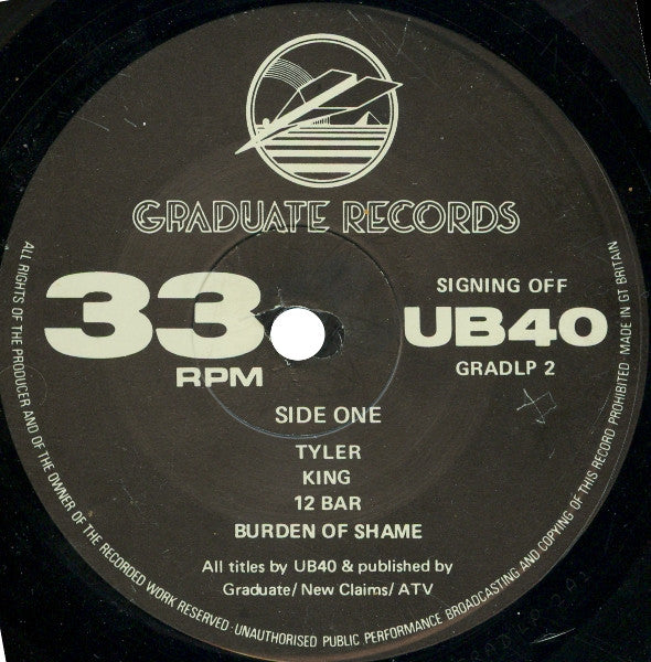 UB40 - Signing Off - 1980