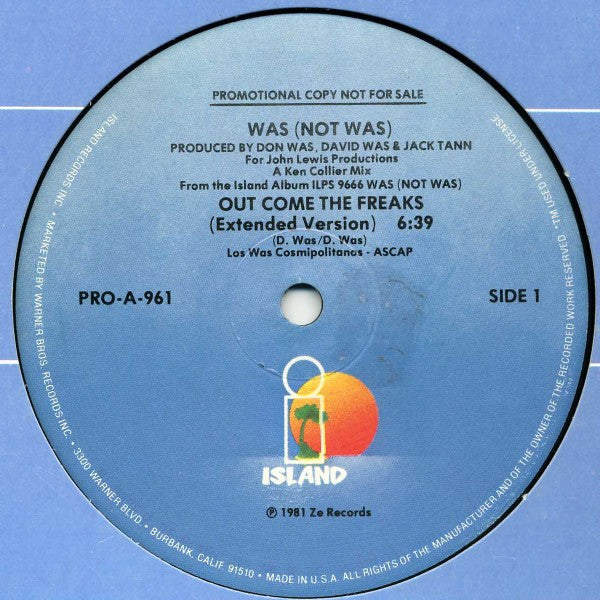 Was (Not Was) - Out Come The Freaks - 1981