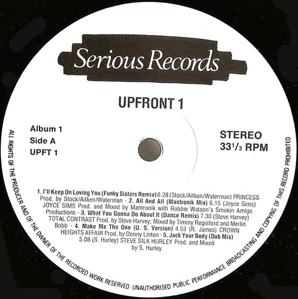 Various - Upfront 1