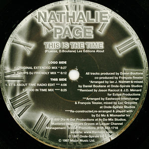 Nathalie Page - This Is The Time