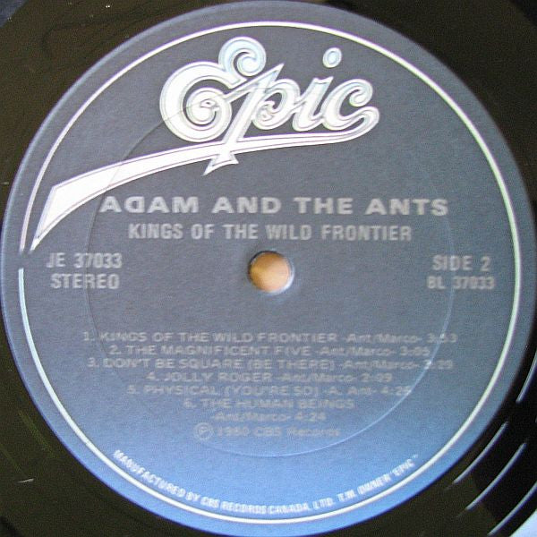Adam And The Ants - Kings Of The Wild Frontier - 1981
