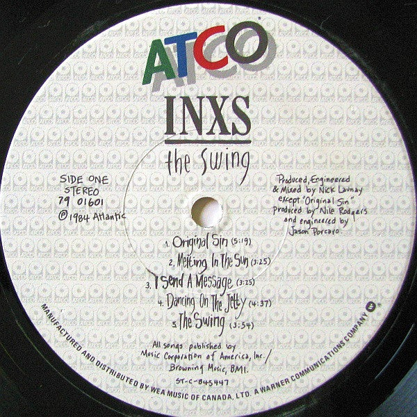 INXS - The Swing - 1984