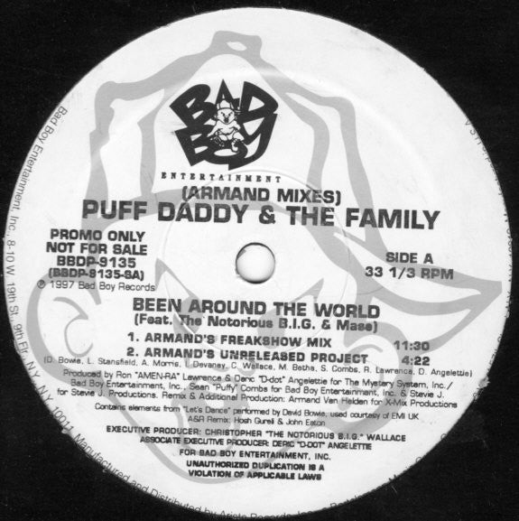 Puff Daddy & The Family - Been Around The World (Armand Mixes) - 1997