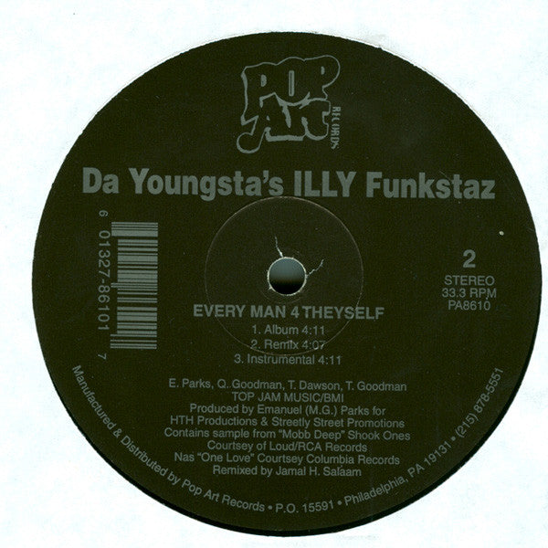 Da Youngsta's - Verbal Glock / Every Man 4 Theyself - 1996