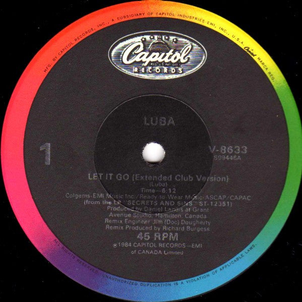 Luba - Let It Go Vinyl Record