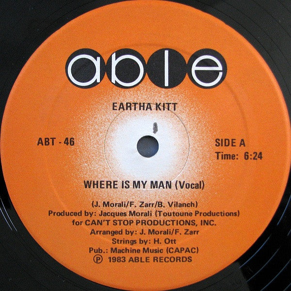 Eartha Kitt - Where Is My Man - 1983