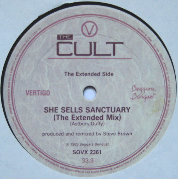 Cult, The - She Sells Sanctuary (The Howling Mix) - 1985