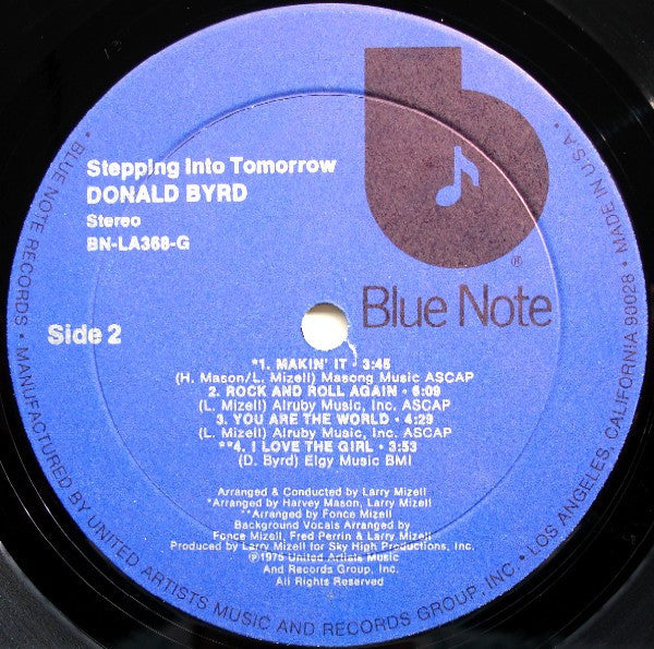 Donald Byrd - Stepping Into Tomorrow - 1975