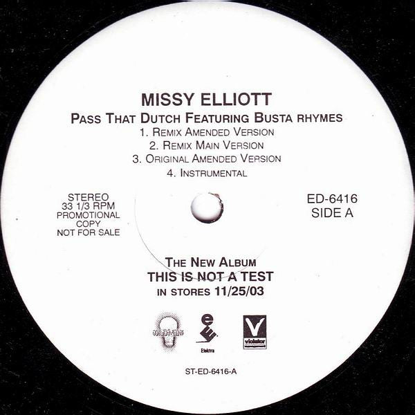 Missy Elliott - Pass That Dutch / Keep It Movin