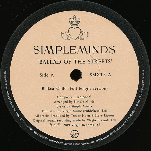 Simple Minds - Ballad Of The Streets