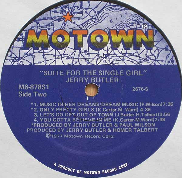 Jerry Butler - Suite For The Single Girl - 1977