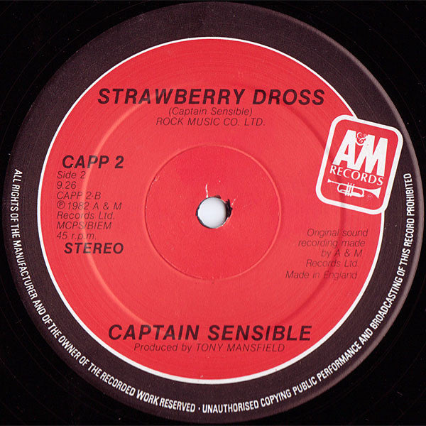 Captain Sensible - Wot! - 1982