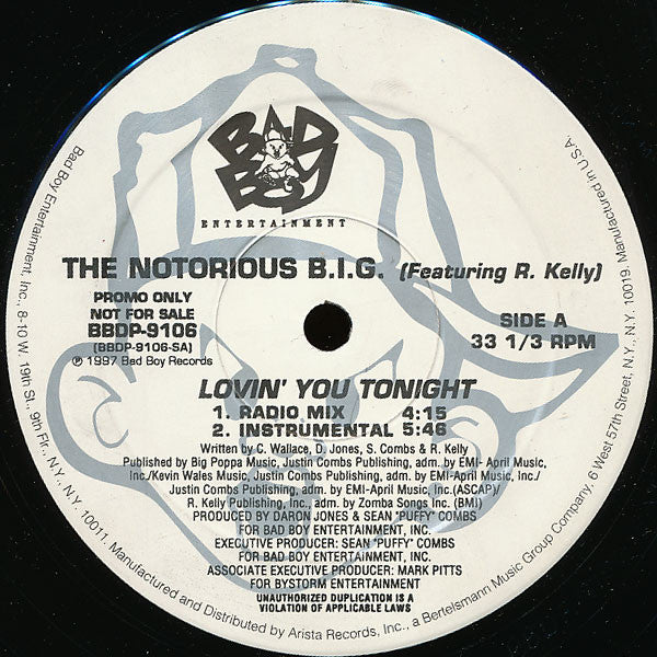 Notorious B.I.G. Featuring R. Kelly - Lovin' You Tonight - 1997