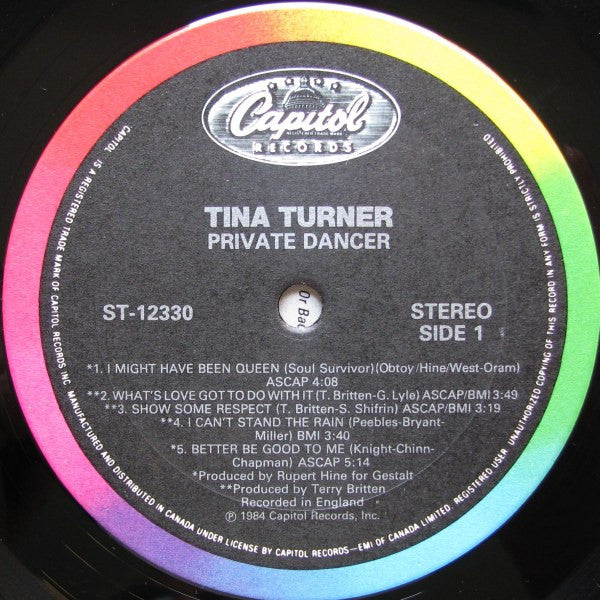Tina Turner - Private Dancer - 1984