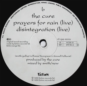 Cure, The - Pictures Of You - 1990