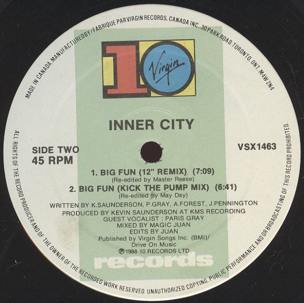 Inner City - Big Fun - 1988
